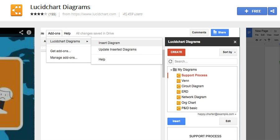 Google Docs Lucid Charts