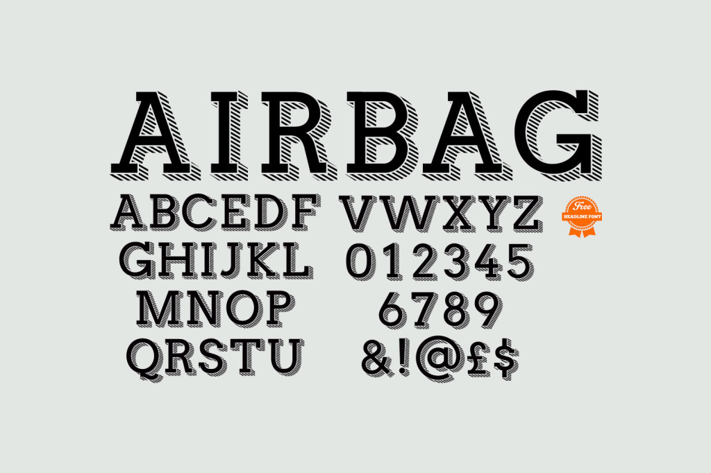 airbag-free-font