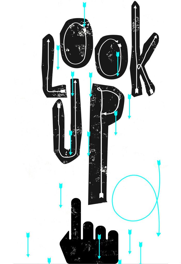 look-up-free-font