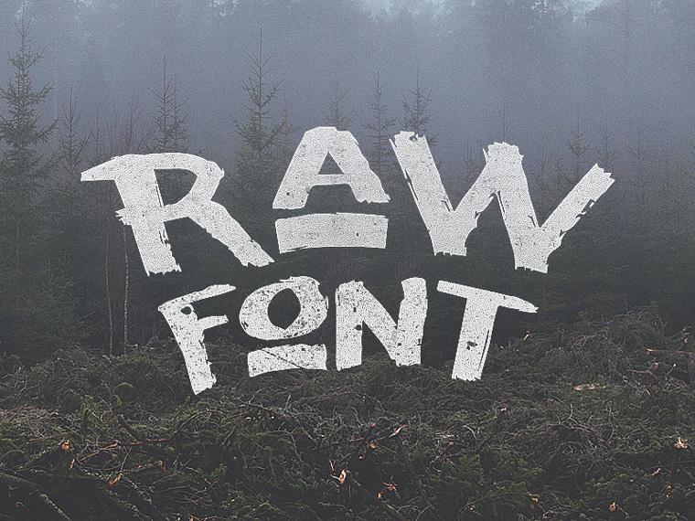 Raw-free-font