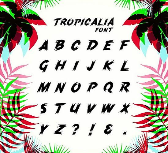 Tropicalia-free-font01