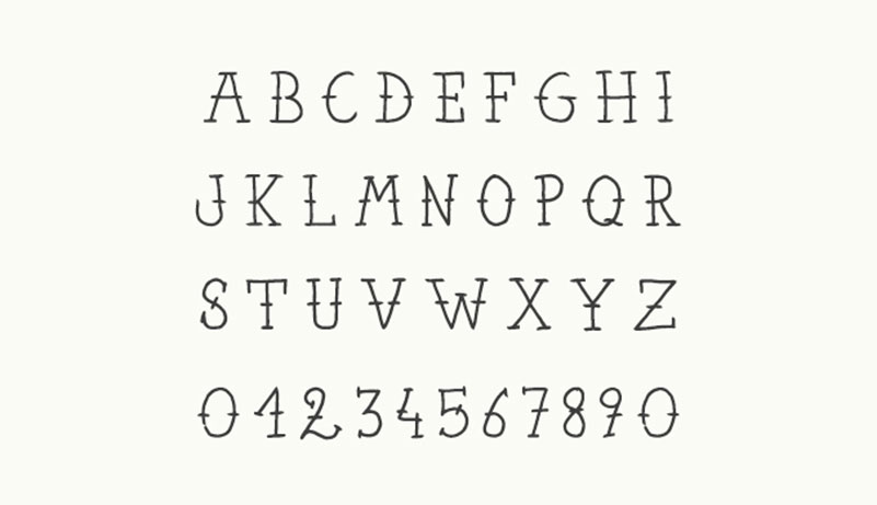 Bear & Loupe - 100-greatest-free-fonts-of-2014-093a