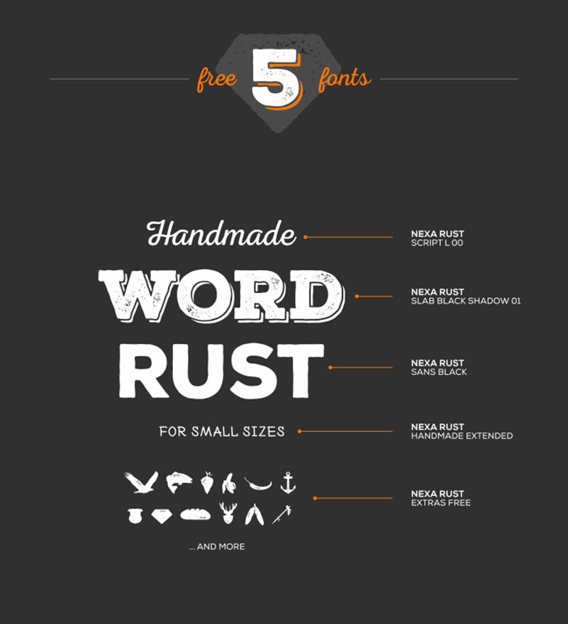 Nexa Rust - 100-greatest-free-fonts-of-2014-081a