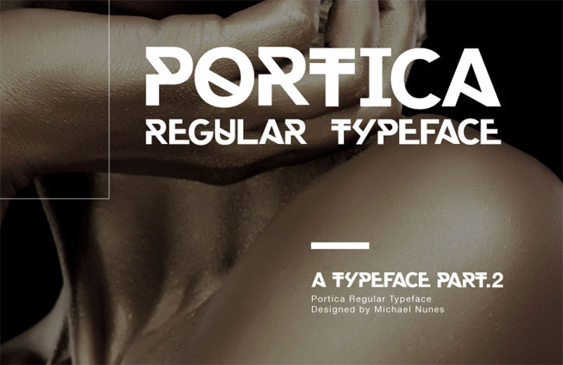Portica Regular - 100-greatest-free-fonts-of-2014-099