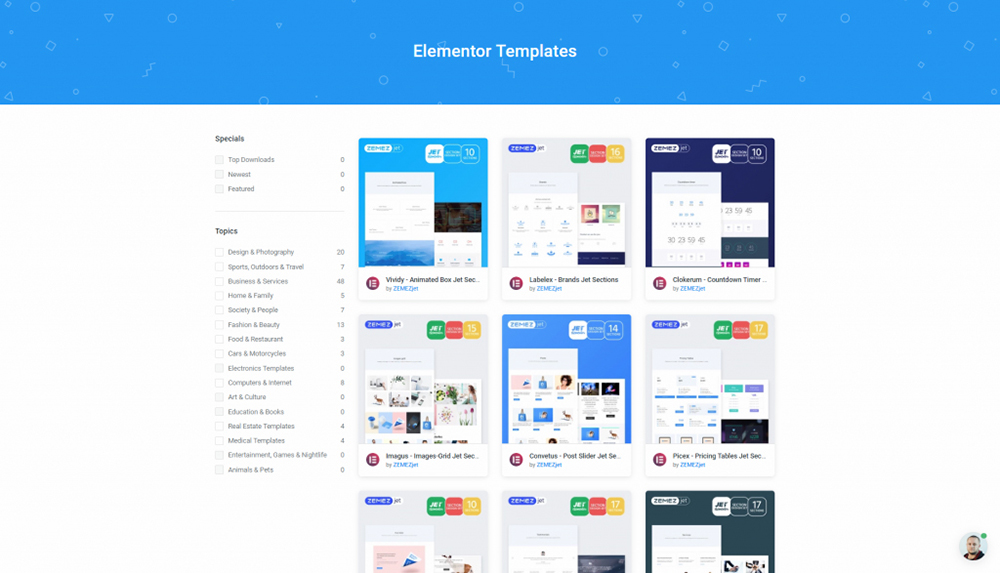 elementor-templates