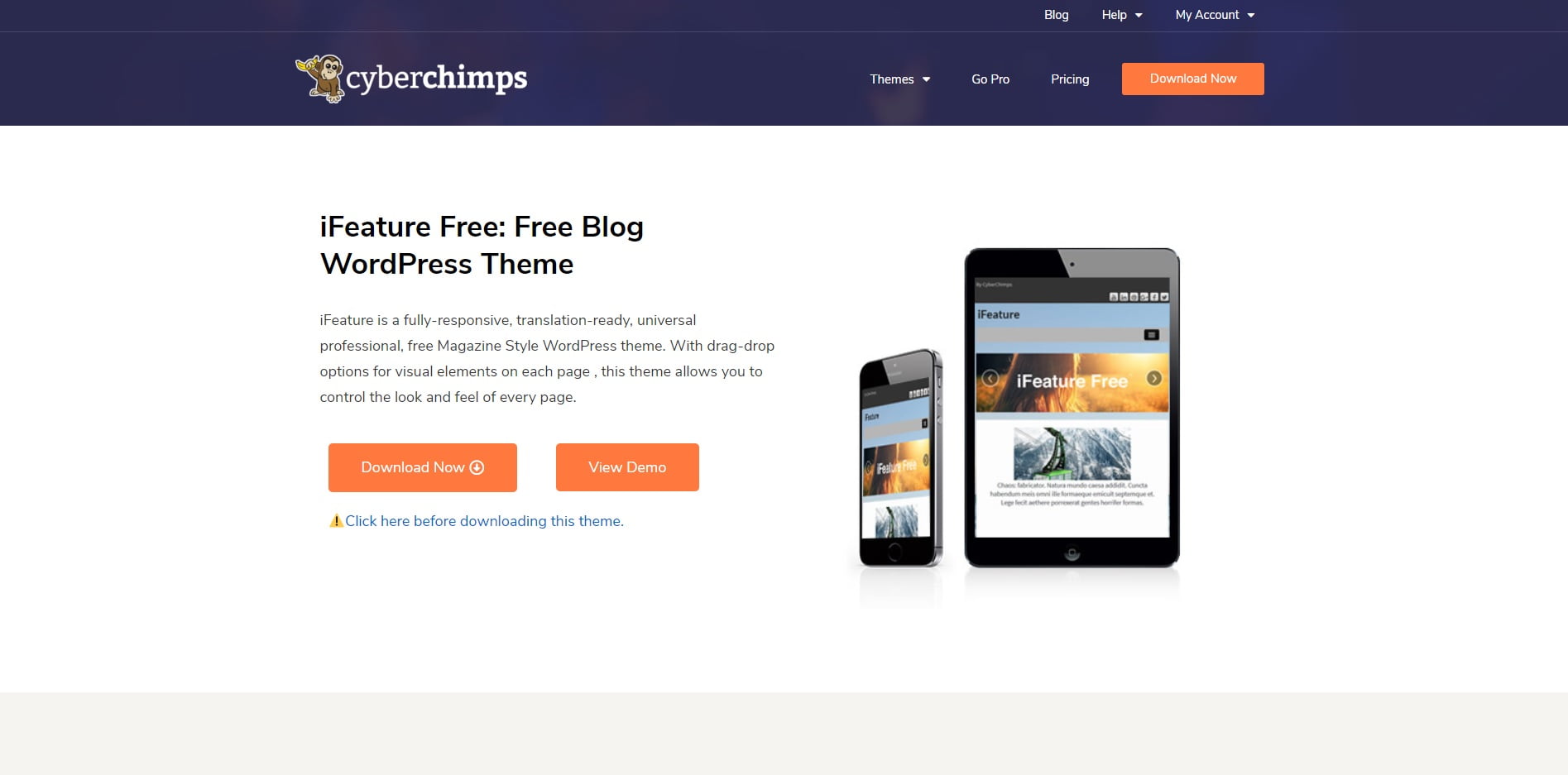 ifeature-wordpress-theme